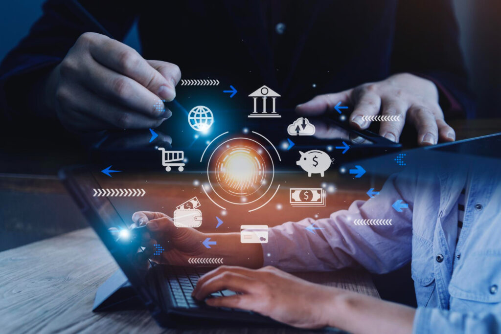 Digital interface or chart showing increased conversions for Credit Society financial products